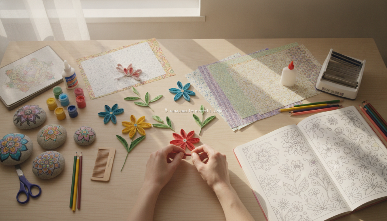 How to Prepare a Paper Quilling Flowers Project