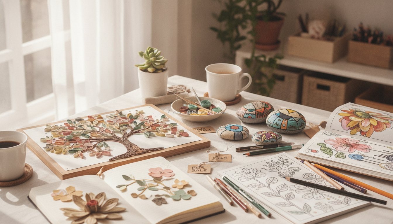 How to Make Money From Paper Quilling Art